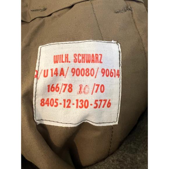 WWII German Military Field Pants 32" Waist WILH. SCHWARZ Konradsreuth Authentic - Picture 2 of 13